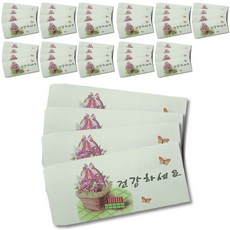 Youngwon 節慶紅包袋 珠光紙 4入, P4-6 祝您健康, 12個