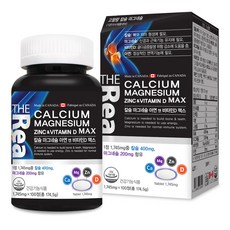 THE Real Source of Nature 鈣鎂鋅&維他命D MAX 174.5g, 100錠, 1個
