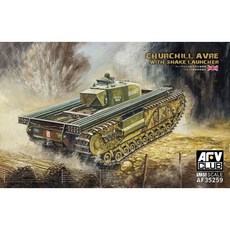 AFV CLUB 1/35 Churchil AVRE With Snake LAUNCHER塑膠模型坦克 35259, 1個