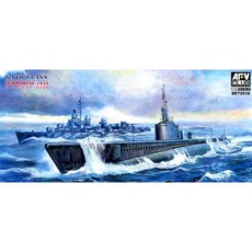 AFVCLUB 73510 350分之1 Gato Class Submarine 1942塑膠模型, 1個
