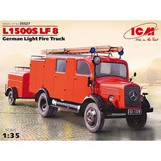 ICM 35527 1/35 L1500S LF 8 German Light Fire Truck塑膠模型, 1個
