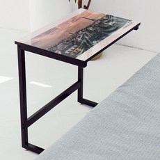 루나하우스 하이그로시 액자 사이드테이블 595 x 395 x 645 mm, 파리