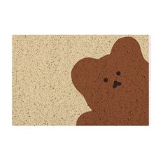 JH Company Pothle動物防滑腳踏墊 L, 熊, 1個