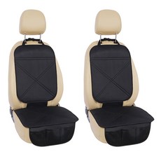 汽車座椅保護墊, 單色, 2入