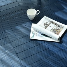 柔軟組裝式多功能墊, 藍色, 6個