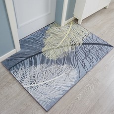 設計風格地墊 L號, 綠色, 1個