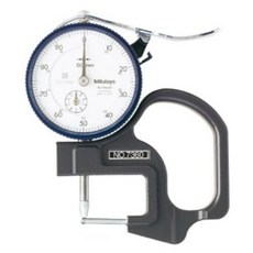 Mitutoyo 錶盤測厚儀 7360 0~10mm 0.01mm, 1個