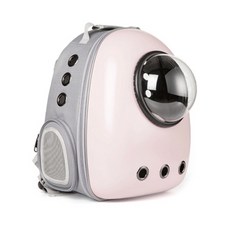 貓咪移動式太空背包, 粉紅色 + 銀色