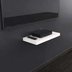 Justwall Media 無支架層架 60, 白色, 1層