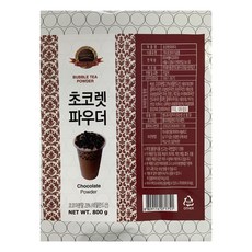 Bubble Tea Korea黑巧克力珍珠奶茶粉, 800克, 1個