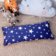 wisemama 超細纖維棉印花枕頭, White Star