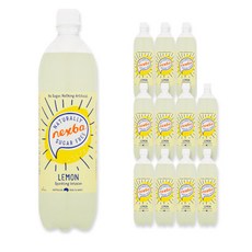 넥스바 무설탕 레몬 탄산음료, 1L, 12개