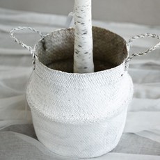 Miss Mone 海草籃 聖誕裝飾, 白色