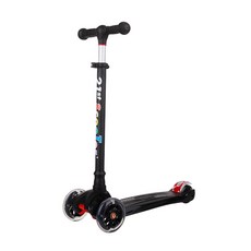 21st 컬러풀 착탈식 아동용 킥보드, 검정, 1개