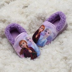 迪士尼女童款冰雪奇緣2 PP絨毛室內鞋