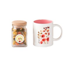 꿈꾸는 꽃차 메리골드 12g + 명화 머그컵, 꽃차 + 머그컵, 1세트