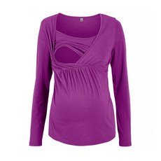 마켓A 크로스 하이드 수유 티셔츠