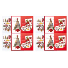 From&To 聖誕賀卡片 3入 4組+信封 S1025q123 12入, 混色, 1套