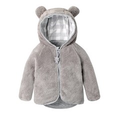 BEBENIZ 孩童小熊連帽拉鍊外套