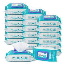 BELLAHOME 掀蓋式清潔濕紙巾, 80入, 20個