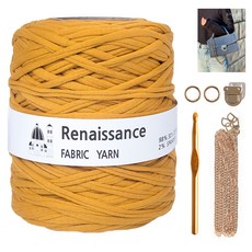 Yarna Rene 書包包 金色 DIY套組 + 印刷圖案, 1套, 34號