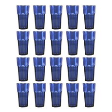 8角PC水杯 12OTC 354ml, 藍色, 20個