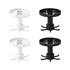 Bloom at home 黏貼式廚房工具掛架 2入, 黑，白, 2套