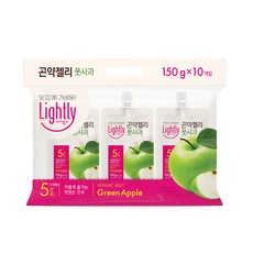 라이틀리 곤약젤리 풋사과, 150g, 10개