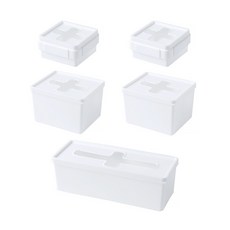 Bloom at home 長方形收納盒 5件組, 單色