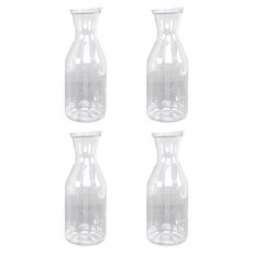 營業用牛奶瓶 PC1000BD 4入, 單一顏色, 1000ml