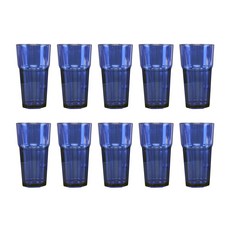 업소용 급식용 8각 물컵 PC 16 OTC 473ml, 청색, 10개