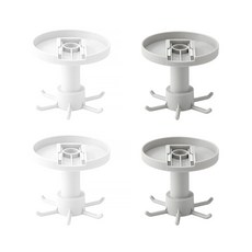 Bloom at home 黏貼式廚房工具掛架 2入, 灰色, 白色, 2套