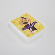 迷你PP耐熱高款隔層容器 100入+糖果叉紙架 南瓜 100入+迷你叉子 100入, 1套