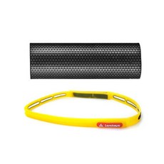 런웨이브 EVA 육각 폼롤러 + 실리콘 논슬립 스포츠 헤어밴드 세트, 폼롤러(블랙), 헤어밴드(옐로우), 1개