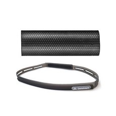 런웨이브 EVA 육각 폼롤러 + 실리콘 논슬립 스포츠 헤어밴드 세트, 폼롤러(블랙), 헤어밴드(블랙), 1개