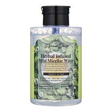 그레이스데이 허벌 인퓨즈드 마일드 미셀라 클렌징워터, 500ml, 1개