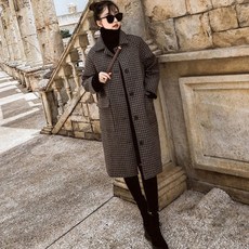 루나걸 여성용 위시 모직 코트