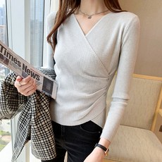 LUNA GIRL 女款Breezen不對稱針織衫