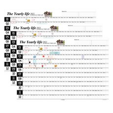 ICL 設計海報日曆 3p, 黑色, 1套