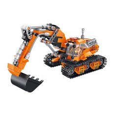 叉車重型機械塑膠模型 640003A, 1個