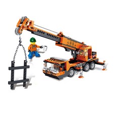 起重機重型機械塑膠模型 640003C, 1個