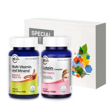 Nplus 女性綜合維他命補充錠+葉黃素複合膠囊禮盒, 180顆, 1組