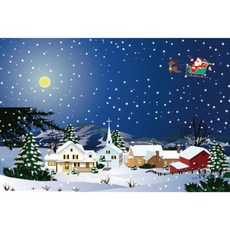 兒童玩具 冬季氛圍掛布, K-001 冬季 208