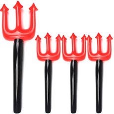 파티해 대형 튜브 삼지창 파티소품, 혼합색상, 4개