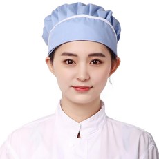 마켓에이 주방 위생모, 블루, 3개
