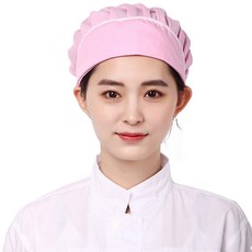 마켓에이 주방 위생모, 핑크, 3개