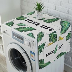 KHOME 印花多功能洗衣機防塵罩, 葉子