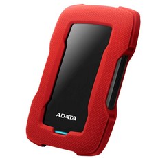 ADATA 威剛 外接式硬碟 HD330, 2TB, 紅色的