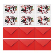 From&To 聖誕卡片 + 信封組 S207q2, 混合色, 6套