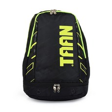 TAAN 羽球後背包 KBB-8233, 黑色 + 綠色, 1個